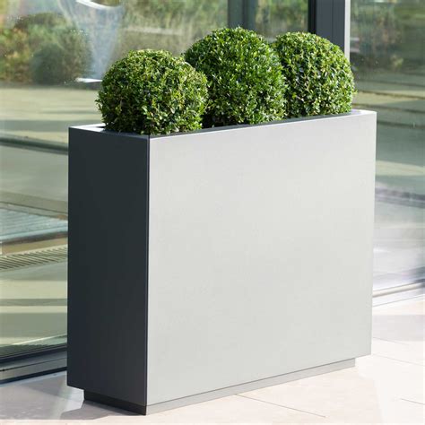 metal rectangular planter boxes supplier|large rectangular metal planters outdoor.